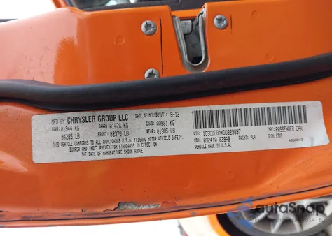 2013 Dodge Dart Sxt z USA, uszkodzony, nr VIN 1C3CDFBAXDD329897